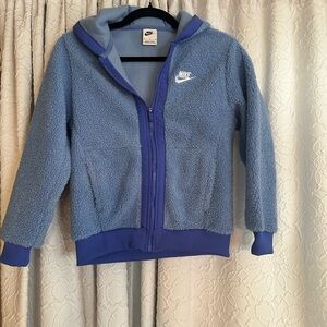 Nike Kids Blue Fleece Hoodie